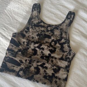 lululemon Black and Brown Crop Top